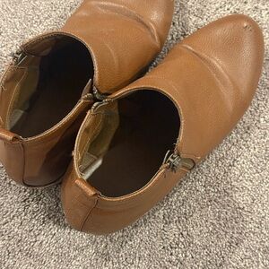 Elegant Tan Ankle Booties